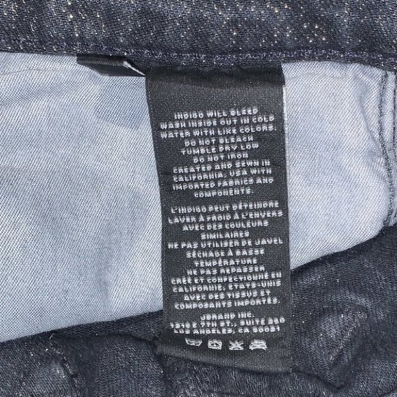 J Brand Alana black High-Rise Glittery Skinny Jeans size 26 - Picture 9 of 16